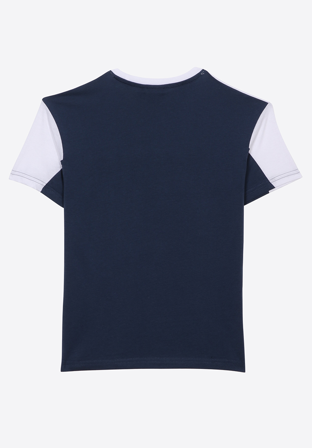 PARIE  T-shirt bleu et blanc 100% coton garçon