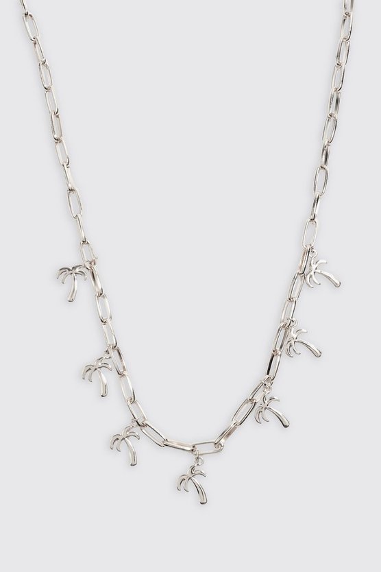 Palm Tree Charm Necklace