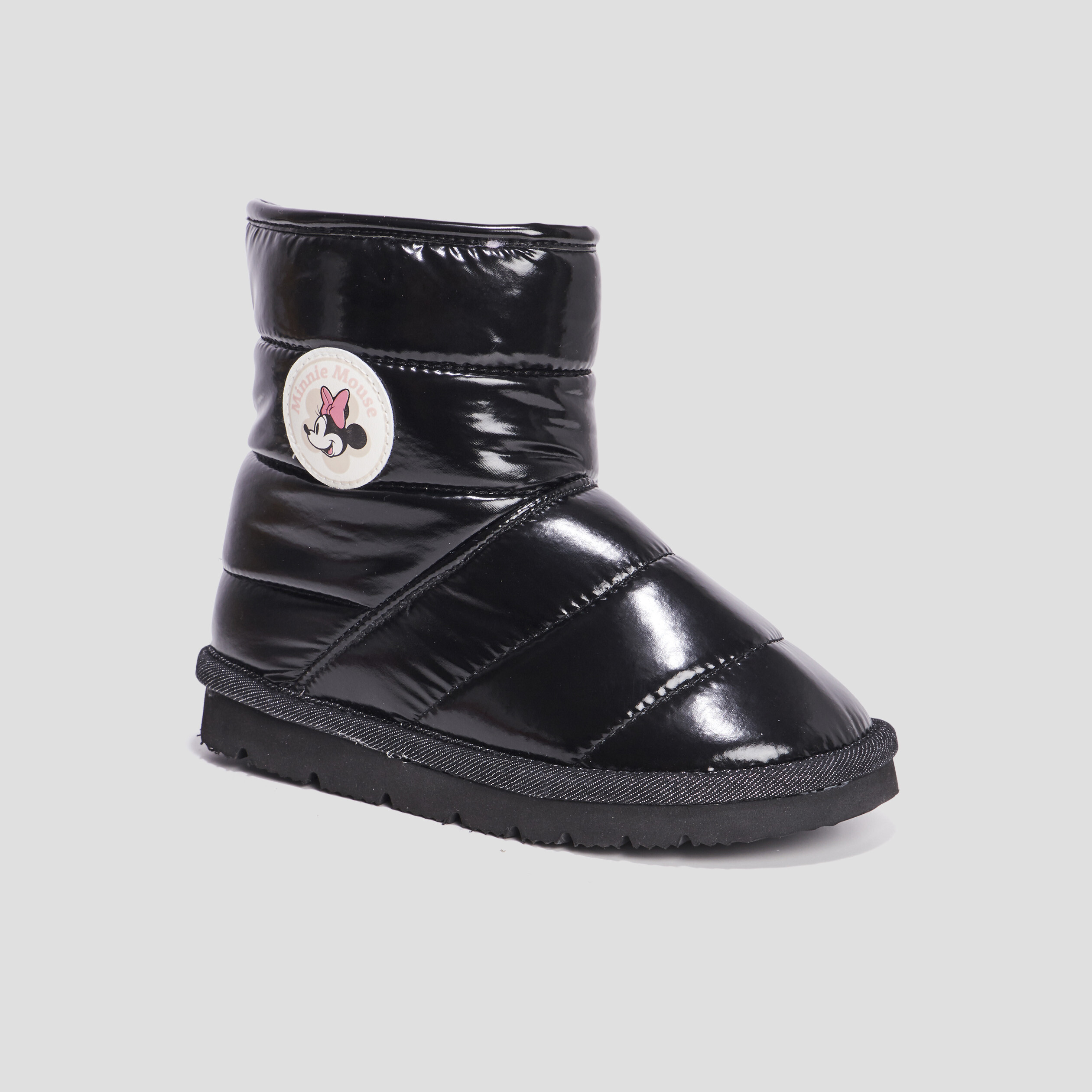 Bottines chaudes matelassées Minnie noir fille | La Halle