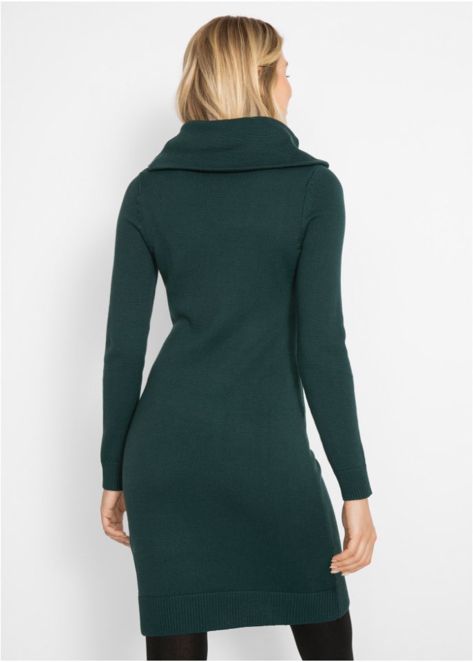 Strickkleid mit Rollkragen
