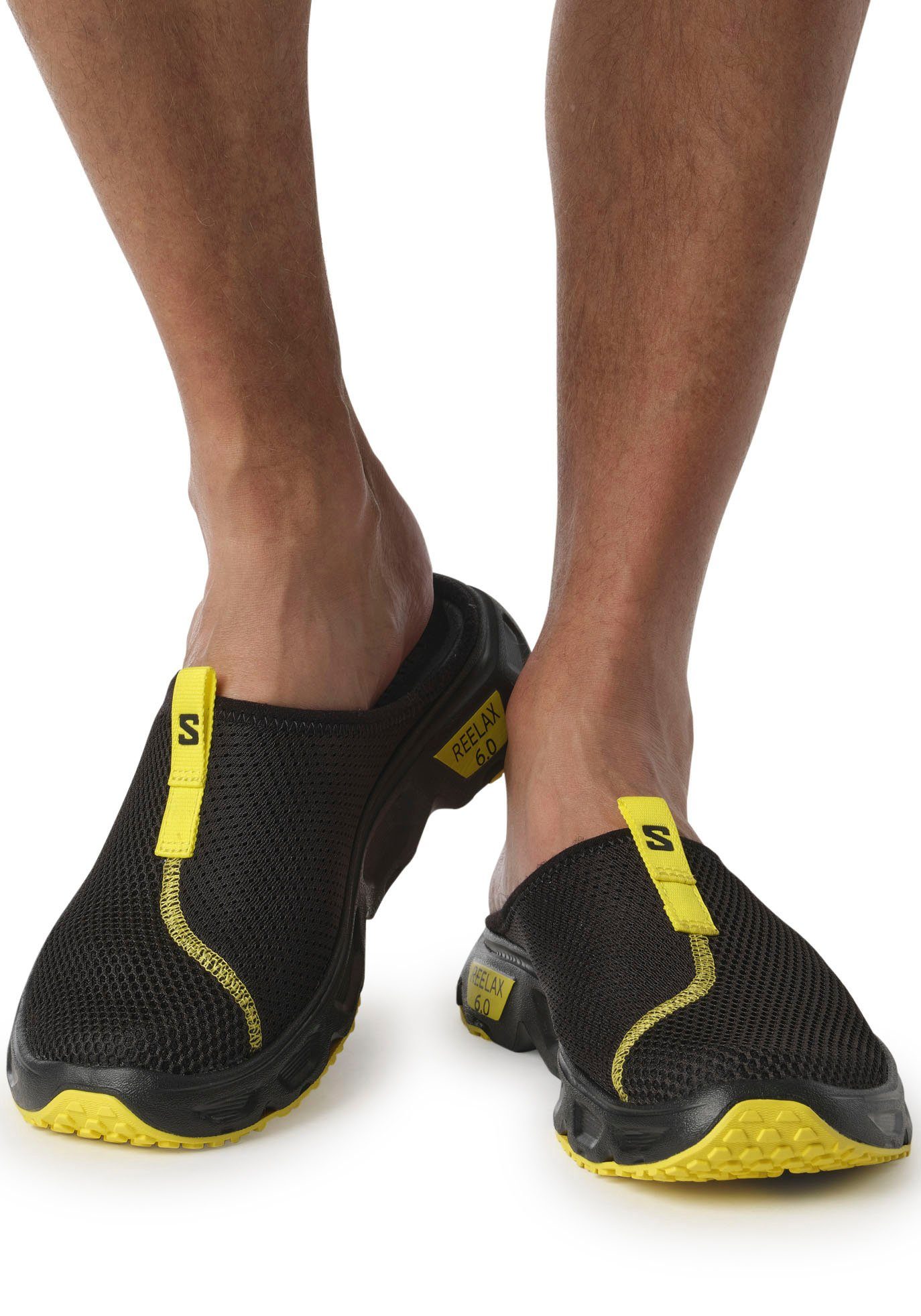 Salomon REELAX SLIDE 6.0 Sandale mit Einlegesohle aus geformtem EVA