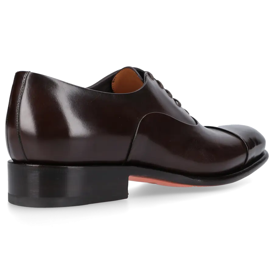 Santoni - Businessschuhe Oxford 12621 Kalbsleder - braun