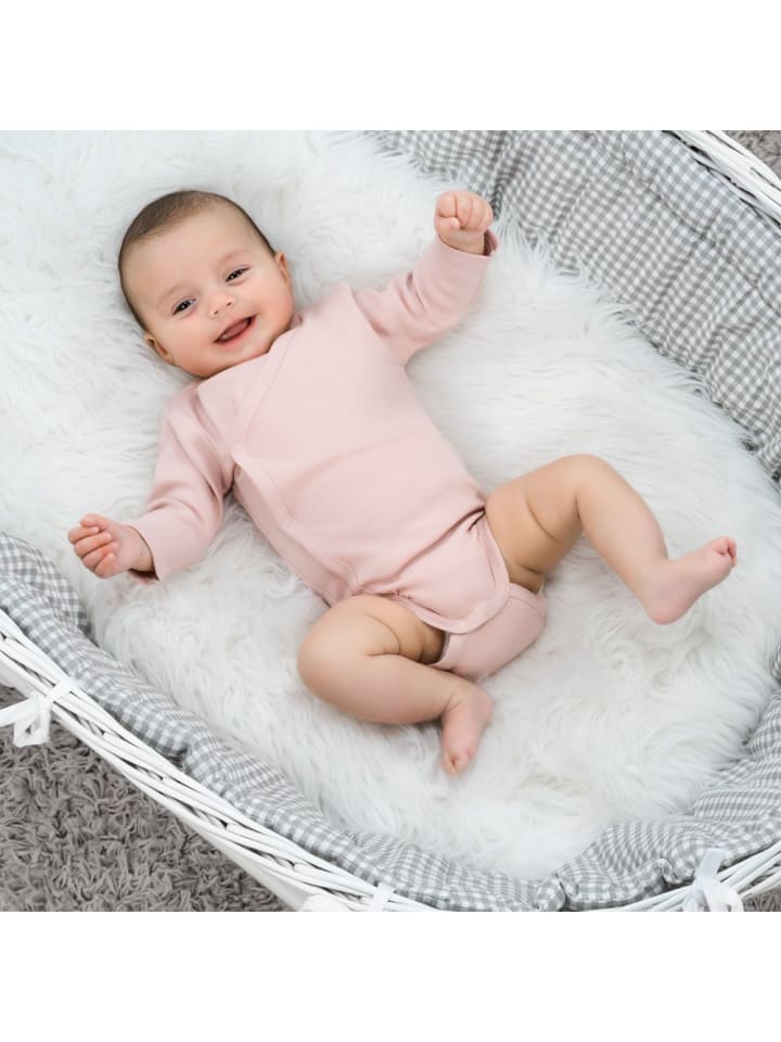 LaLoona Wickelbody Langarm 3er Pack - Rose - in rosa günstig kaufen