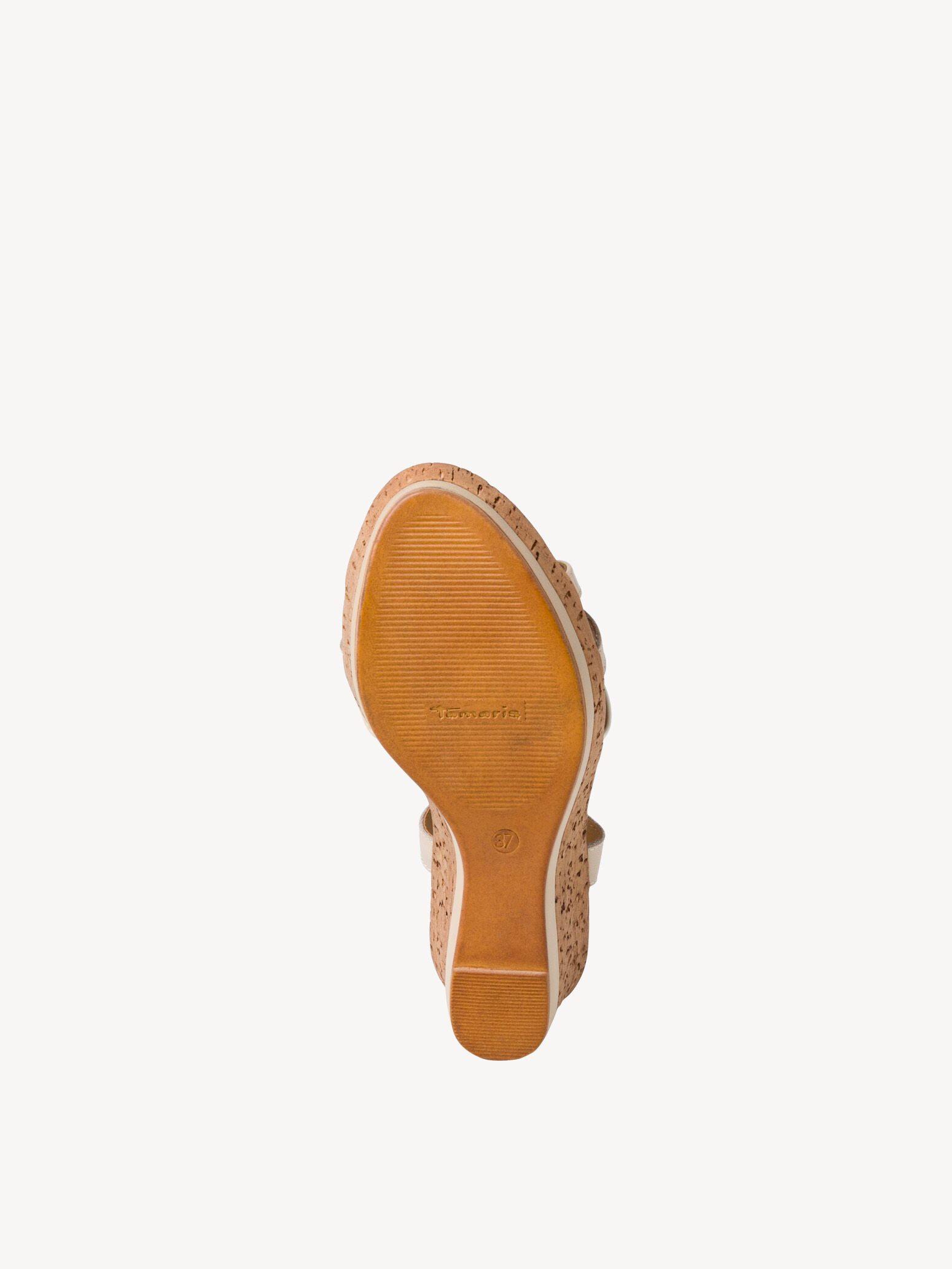 Sandale à talon - beige