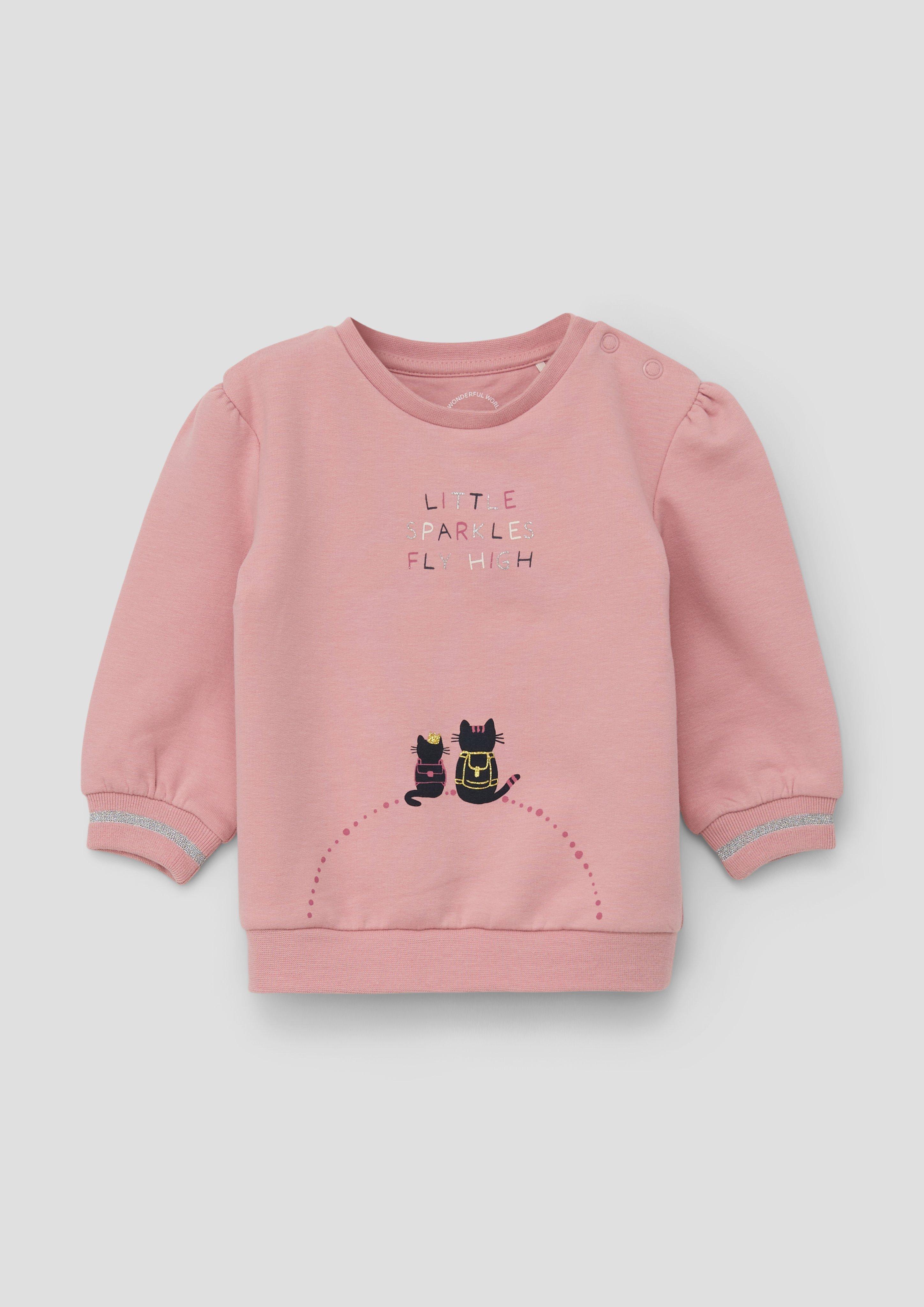 Sweatshirt mit glitzerndem Frontprint  2137472-4261