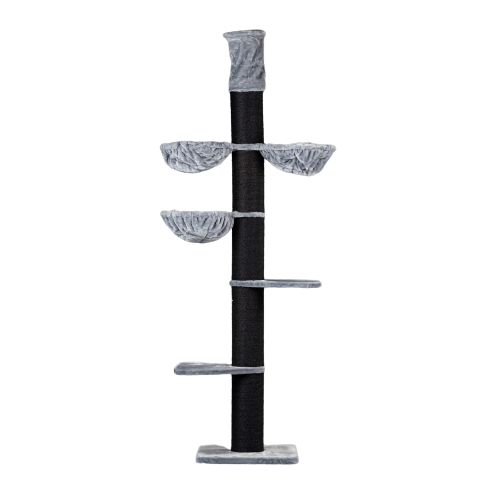 RHR Quality Kratzbäume RHR Quality Kratzbaum Maine Coon Tower grau/ schwarz