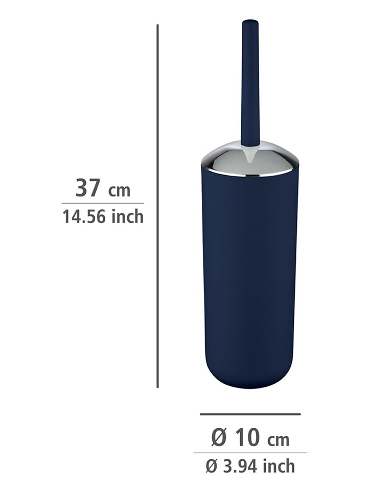 Wenko WC-Garnitur ''Brasil'' in Dunkelblau - (H)37 cm günstig kaufen onesize