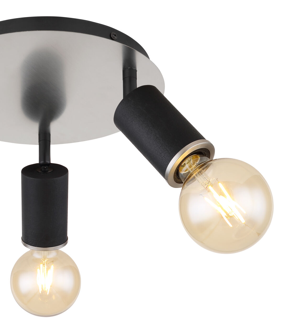 Globo Lighting - JOSEBA - Strahler Metall schwarz matt, 3x E27