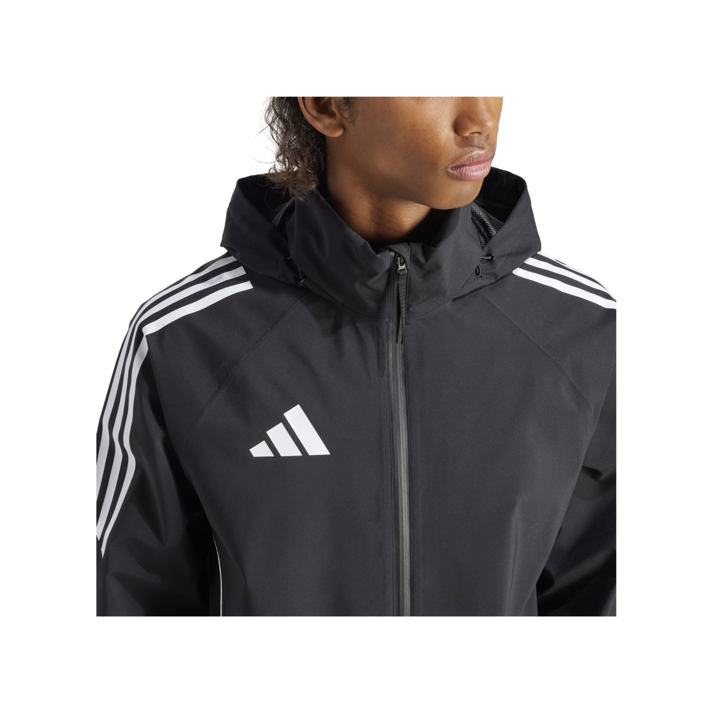 adidas Tiro 24 Regenjacke Schwarz Weiss Laufschuh