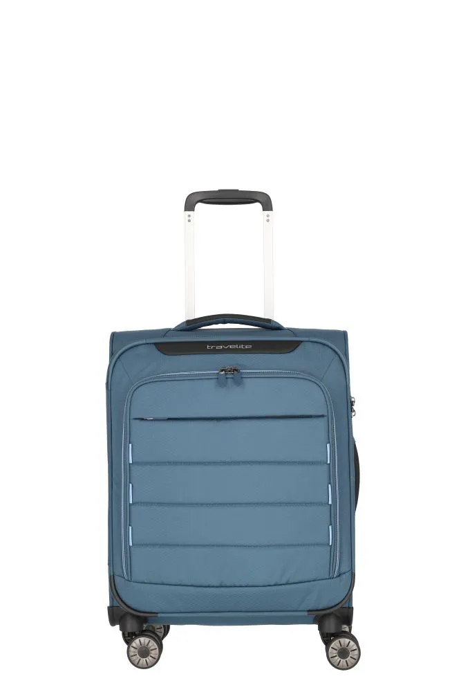 Travelite SKAII Kofferset 4 Rollen Größe L\/M\/S - Panoramablau