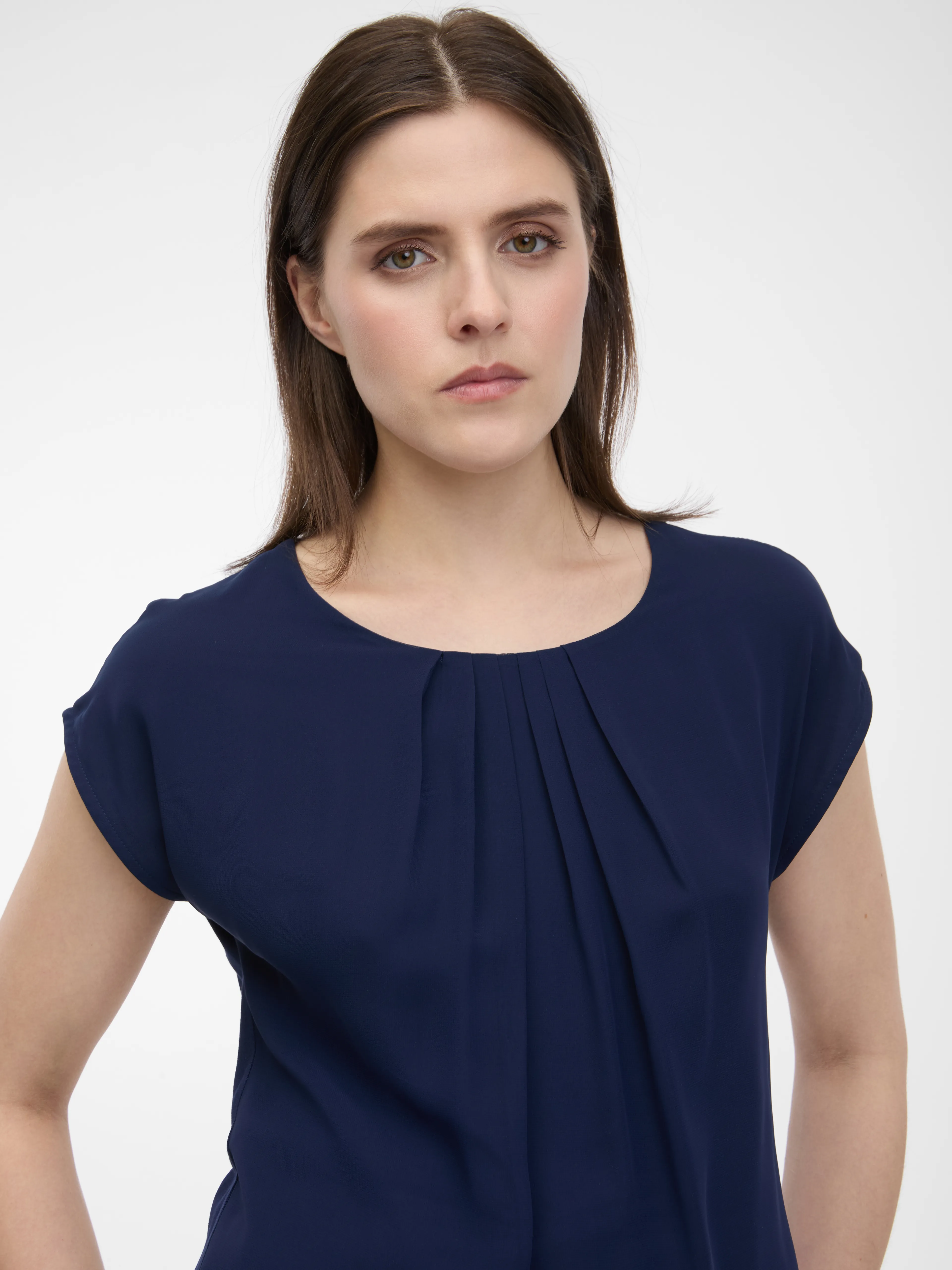Dunkelblaue Damenbluse ORSAY