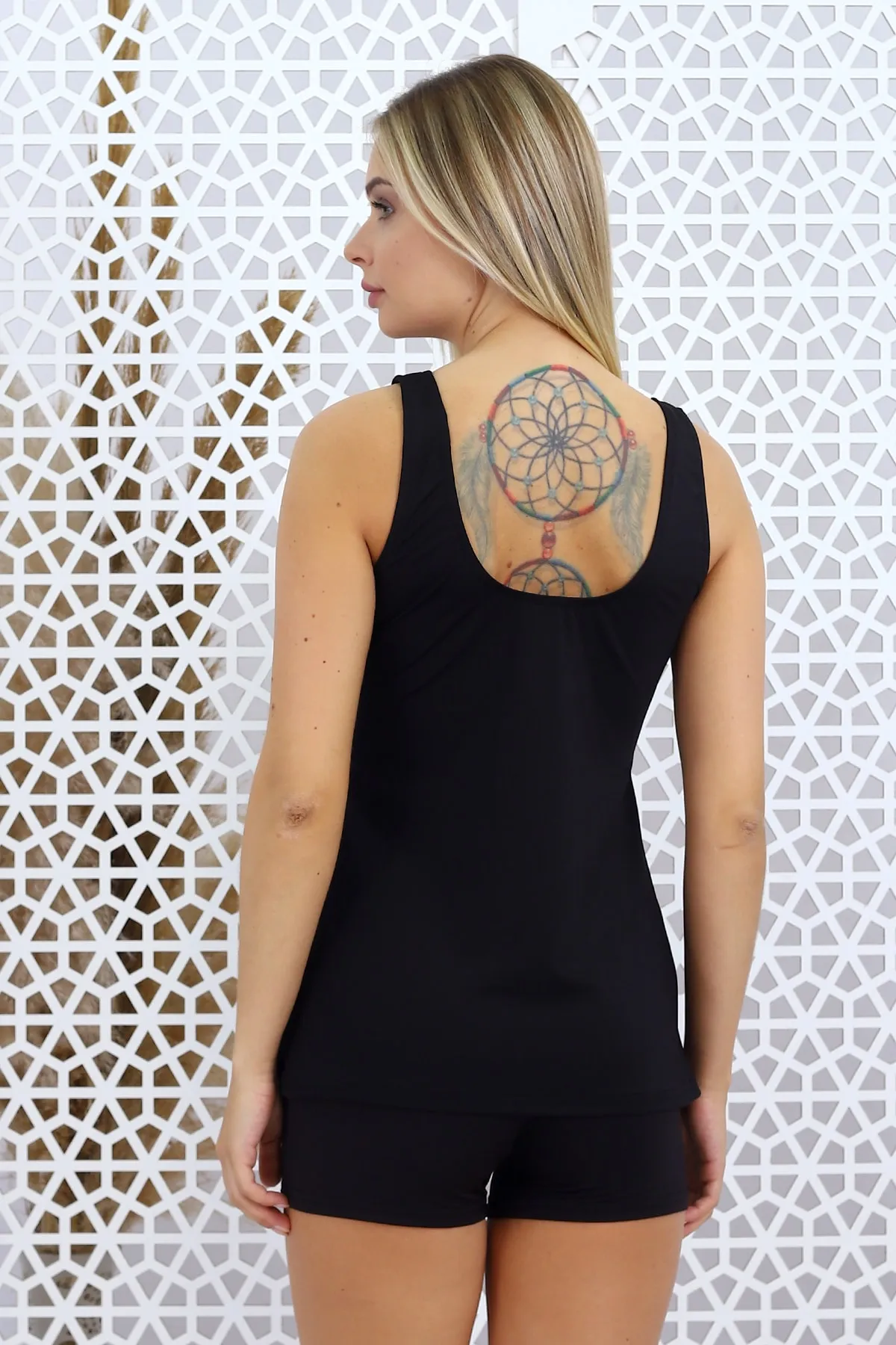 Aykum Mayo  Tankini mit flexiblen Lycra-Shorts – gefütterter Stoff