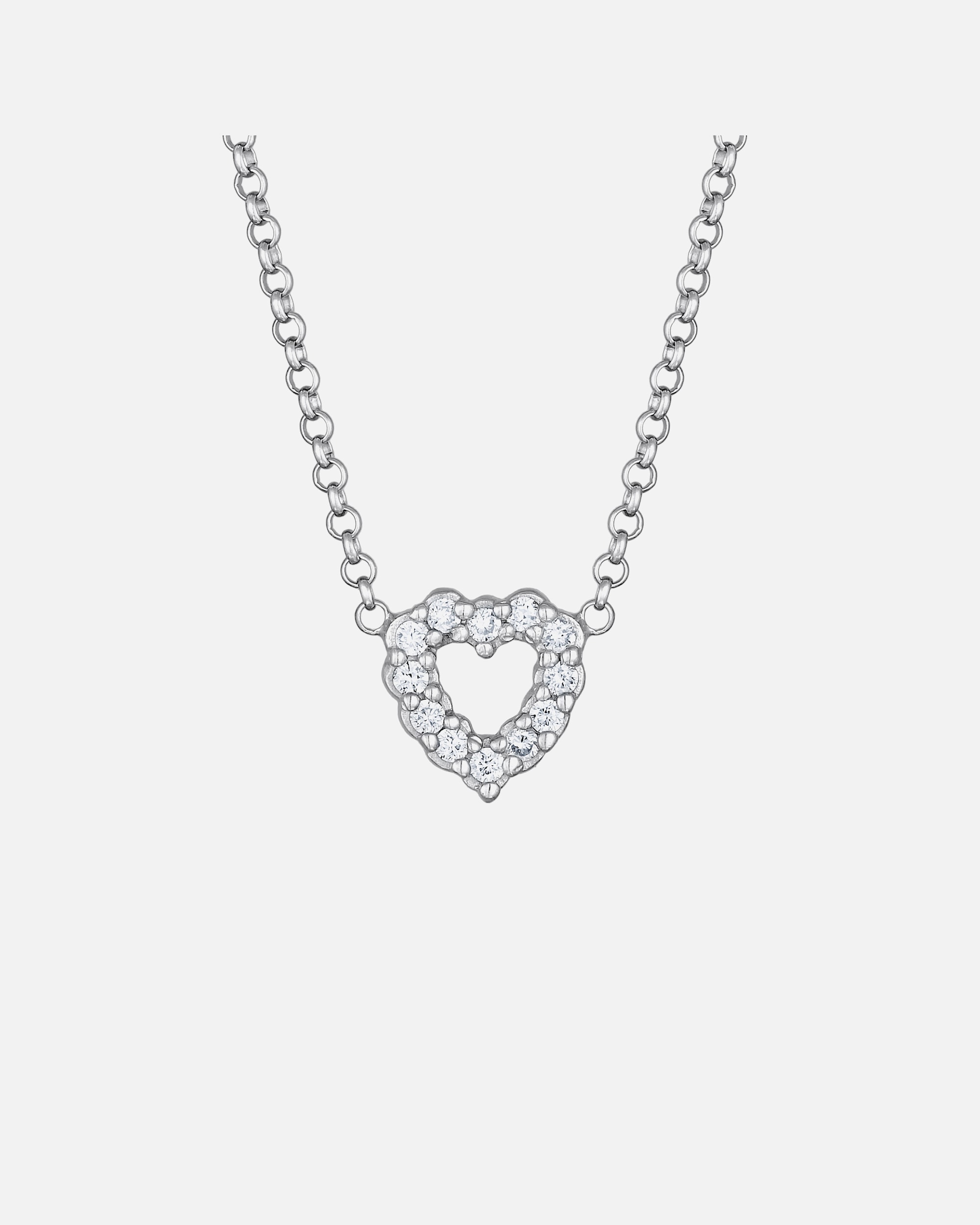 Ženski privjesak Elli DIAMONDS s dijamantima brušenim u laboratoriju (0,18 ct) od 925 sterling srebra