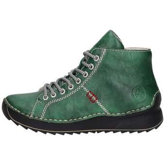 Rieker Ankle Boots in grün