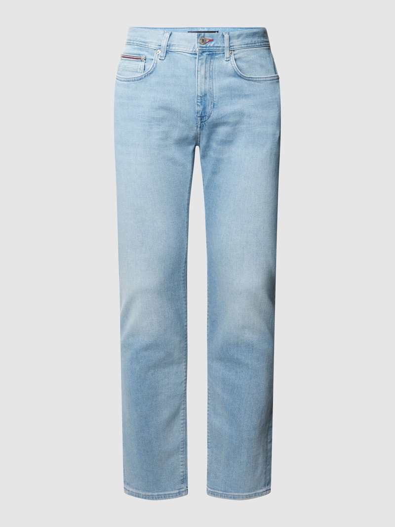 Slim Fit Jeans mit 5-Pocket-Design in hellblau