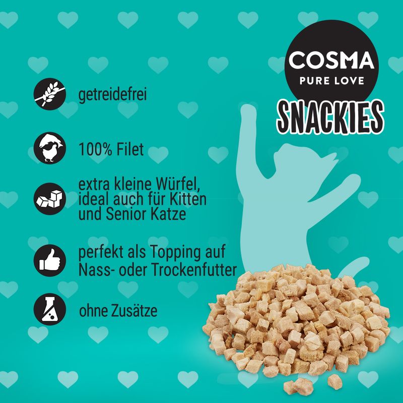 Probierpaket Cosma Snackies Minis zu TOP-Preisen