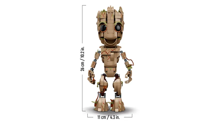 LEGO Marvel 76217 Ich bin Groot, Baby Groot-Figur