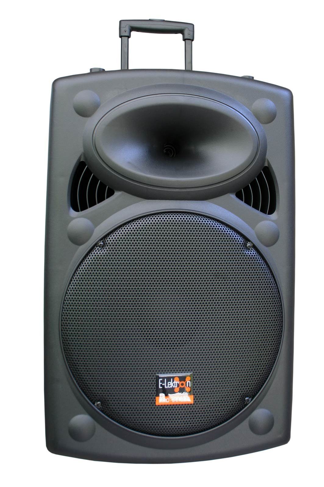 E-Lektron EL38-M mobile Soundanlage Party-Lautsprecher (Bluetooth, 450 W, Bluetooth 5.0 TWS, Talkover-Funktion, Echo-Effekt, Funkmikrofone)