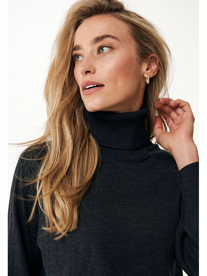 Mexx Wollpullover in Schwarz günstig kaufen