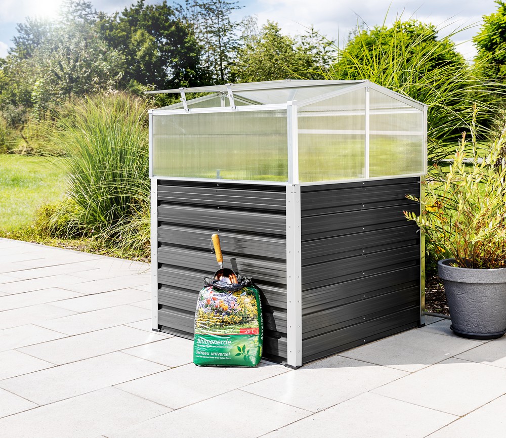Powertec Garden Hochbeet - Anthrazit