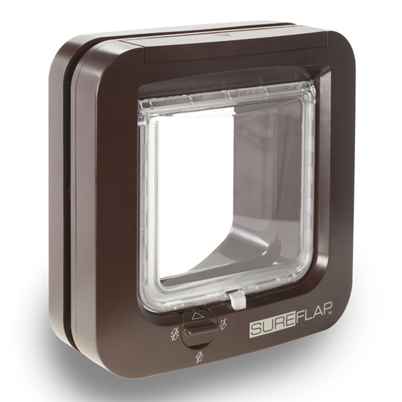 SureFlap Klappen & Türen SureFlap Mikrochipgesteuerte Katzenklappe braun