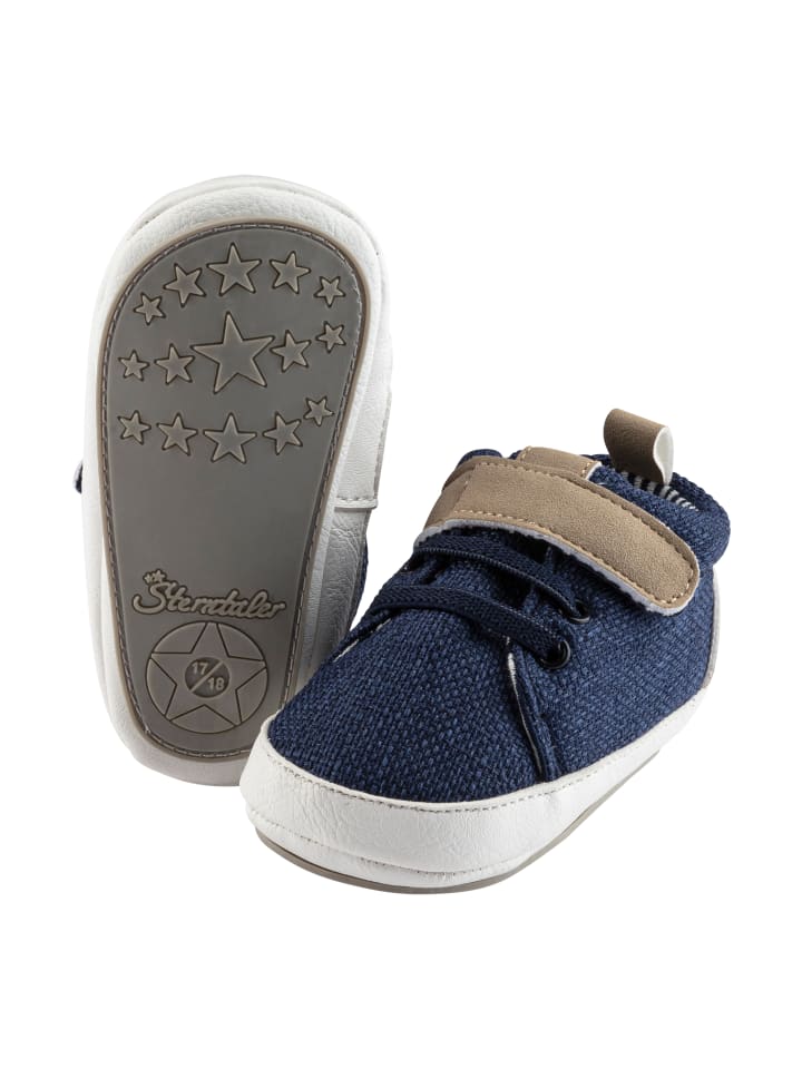 Sterntaler Baby Schuhe uni in blau günstig kaufen