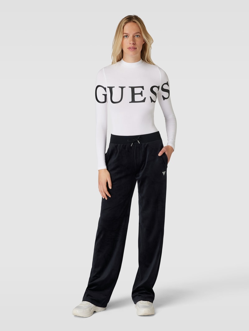 Sweatpants mit Strukturmuster Modell 'COUTURE' in black