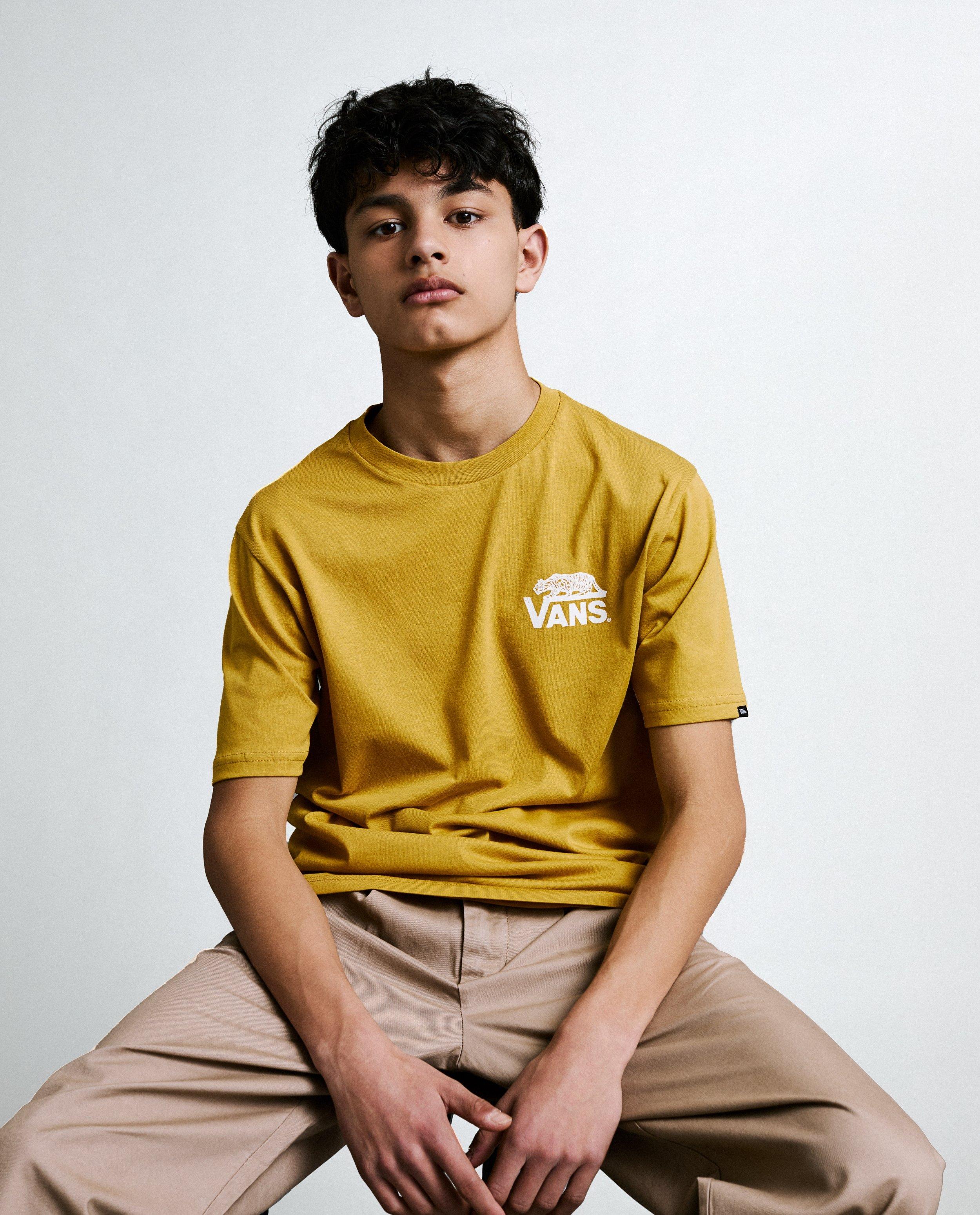 Tricou Vans galben închis