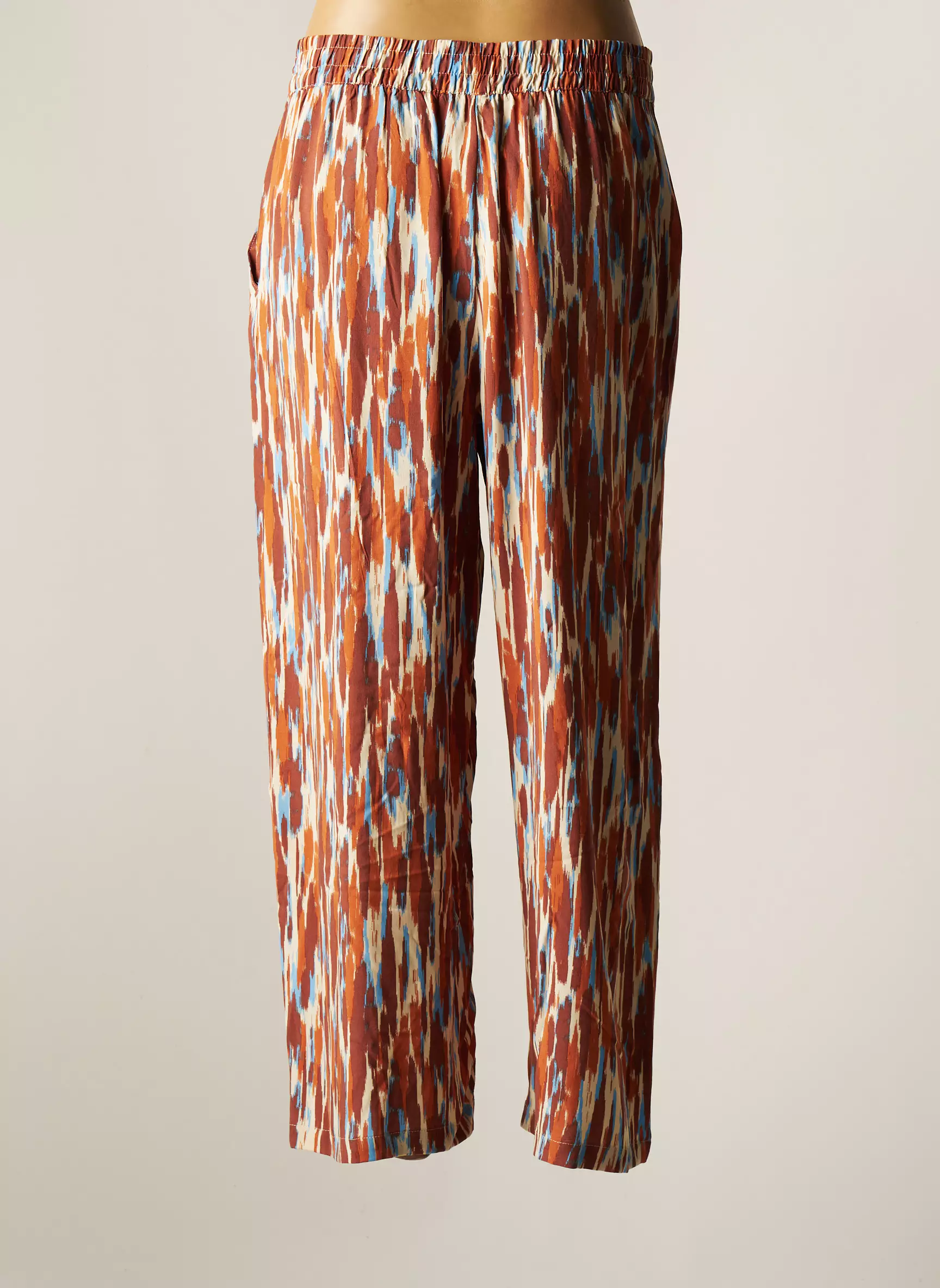 B Young Pantalons Larges Femme couleur marron