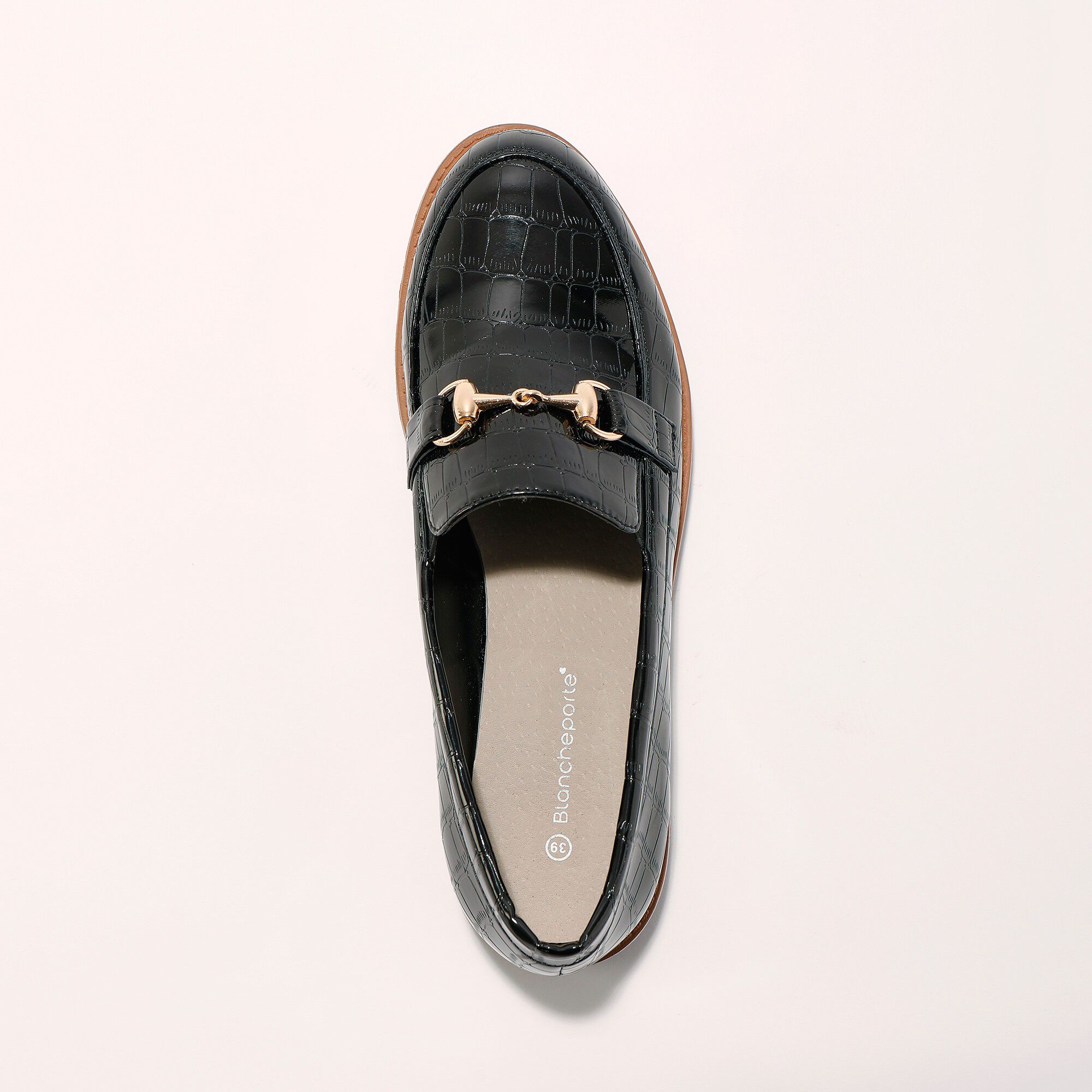 Mocassins à mors semelle compensée