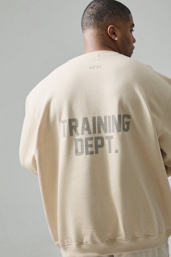 Plus Active Oversized Training Dept. Sweatshirt