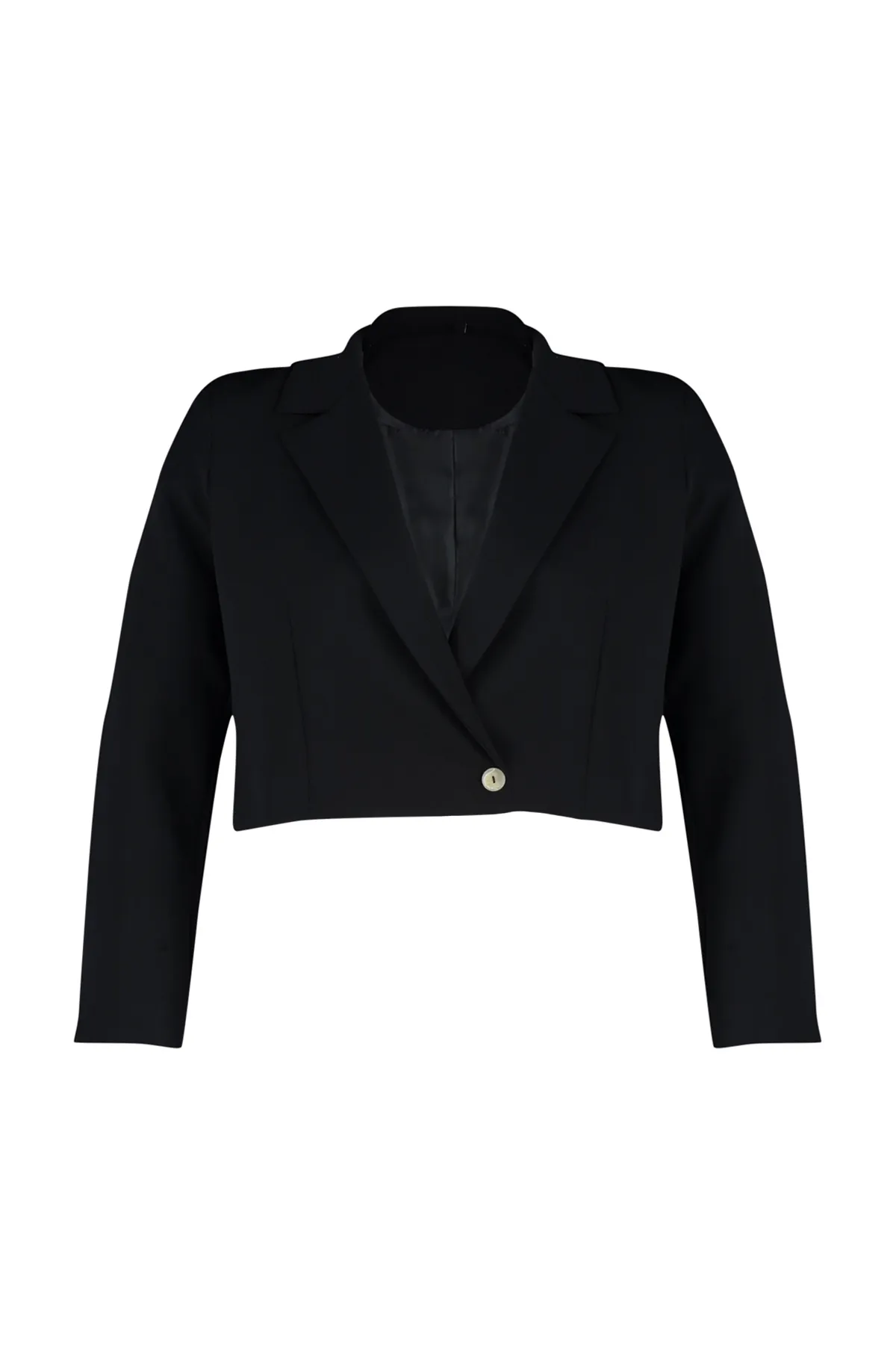 Trendyol Curve  Schwarze Blazer-Webjacke