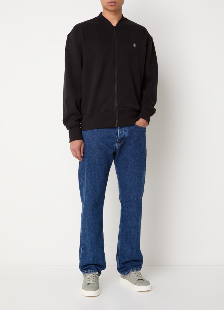 Jachetă de trening Calvin Klein cu logo brodat