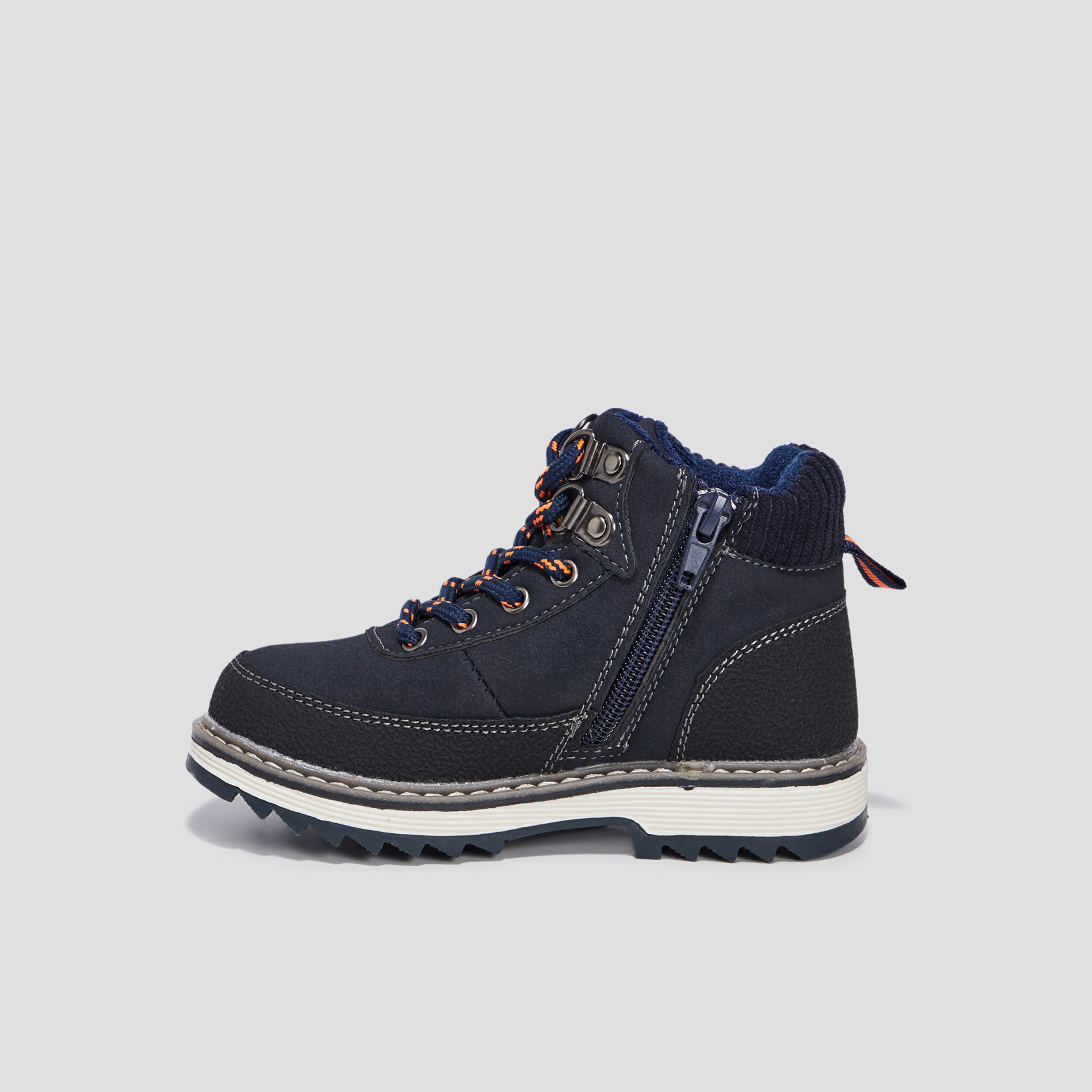 Bottines à lacets bleu marine garçon | La Halle