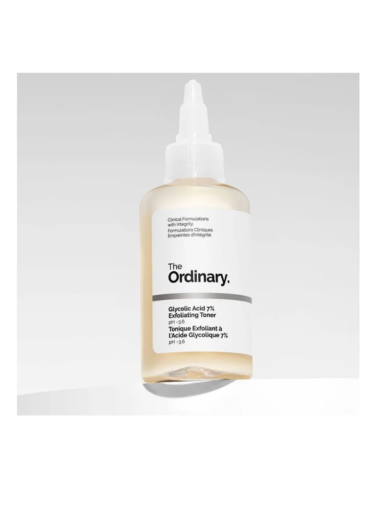 The Ordinary glikolskābes 7% pīlinga šķīdums - gezichtsscrub