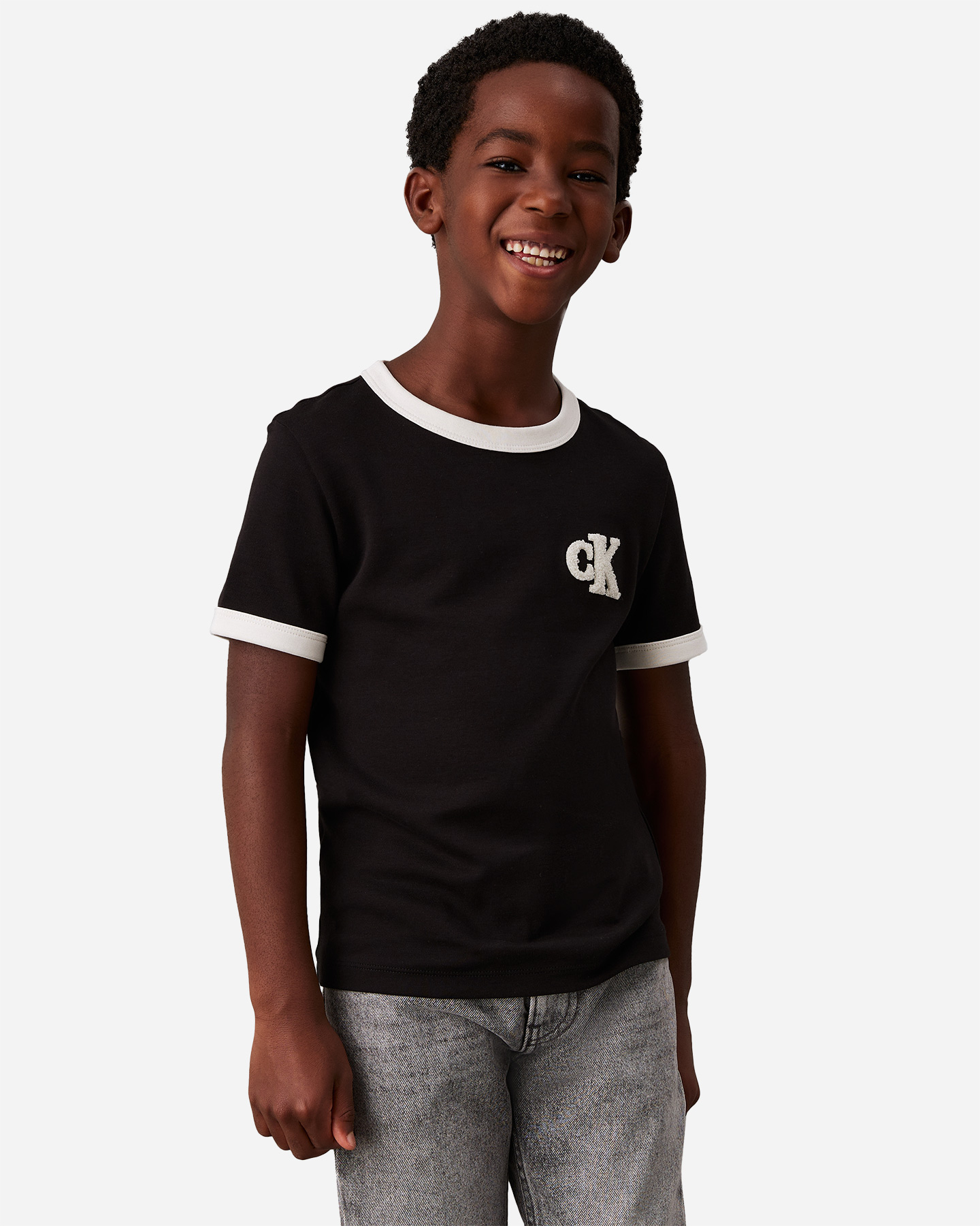 T-shirt Calvin Klein Jeans Cuffs Jr IB0IB02241-BEH