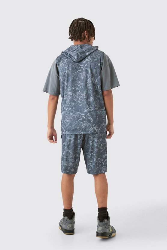 Basketball-Shorts mit Print