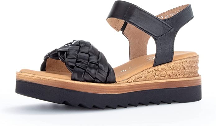 GABOR Klassische Sandalen schwarz