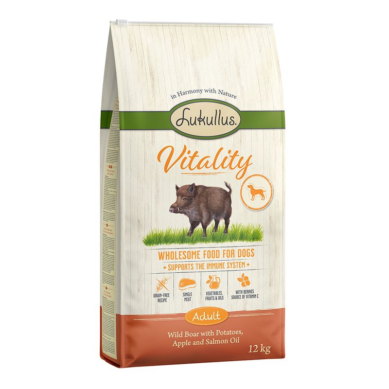 Lukullus Vitality Unterstützung Immunsystem: Wildschwein (getreidefrei)