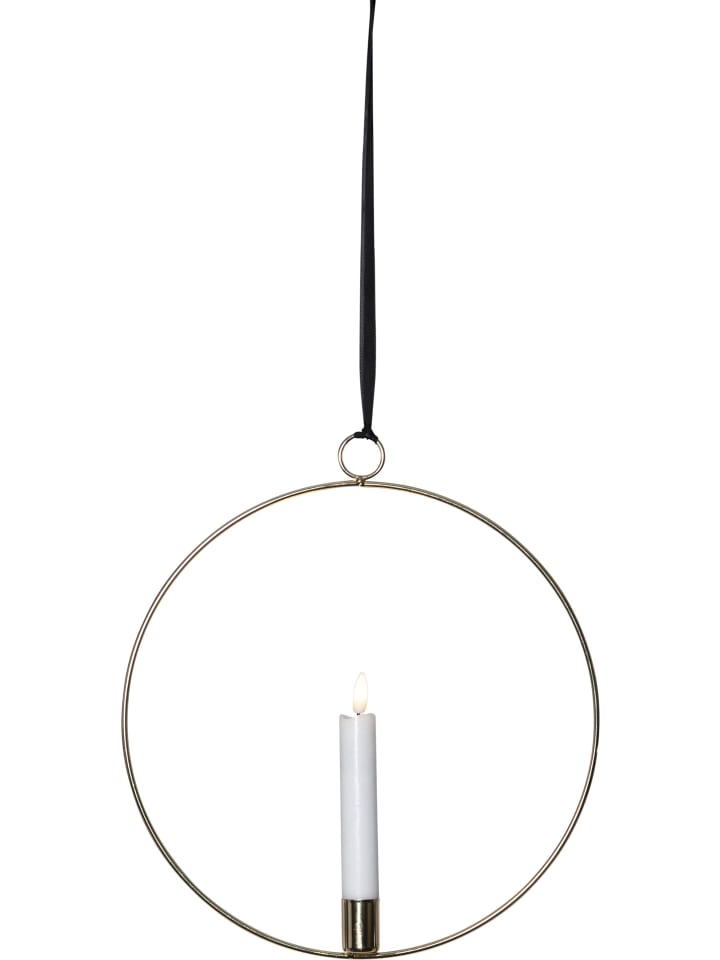 STAR Trading LED Lichterkranz 'Flamme Ring', gold, 30cm günstig kaufen onesize