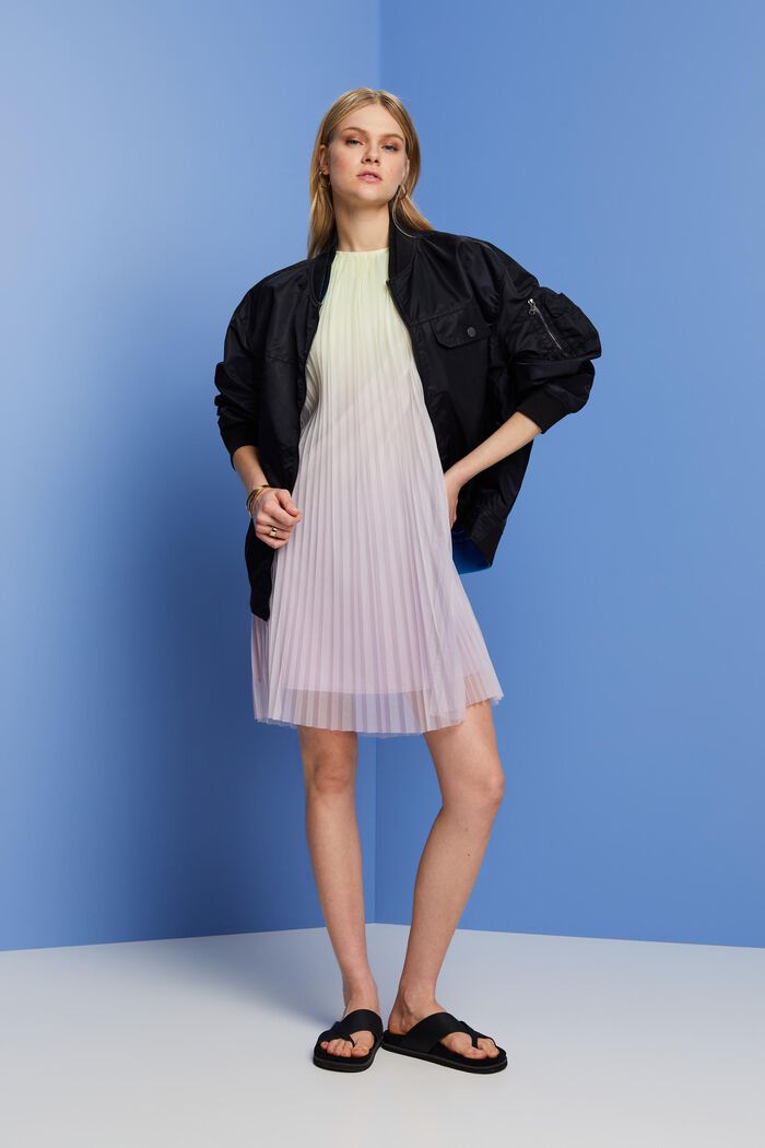 Plissee-Minikleid