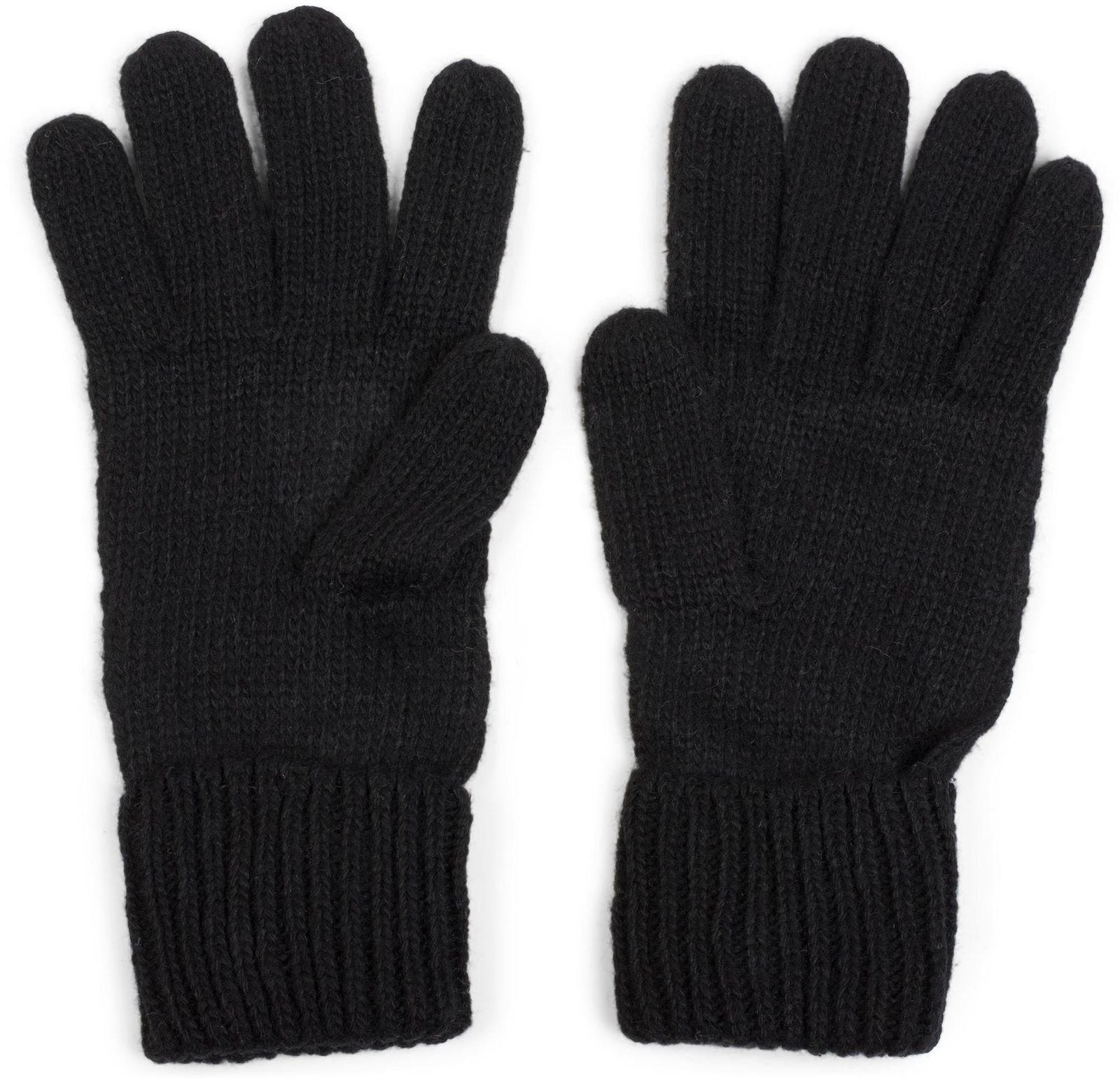 styleBREAKER Strickhandschuhe Strick Handschuhe mit Strass Stern