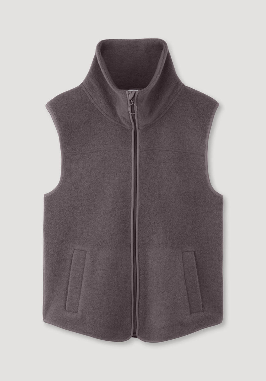 Wollfleece Weste aus reiner Bio-Merinowolle