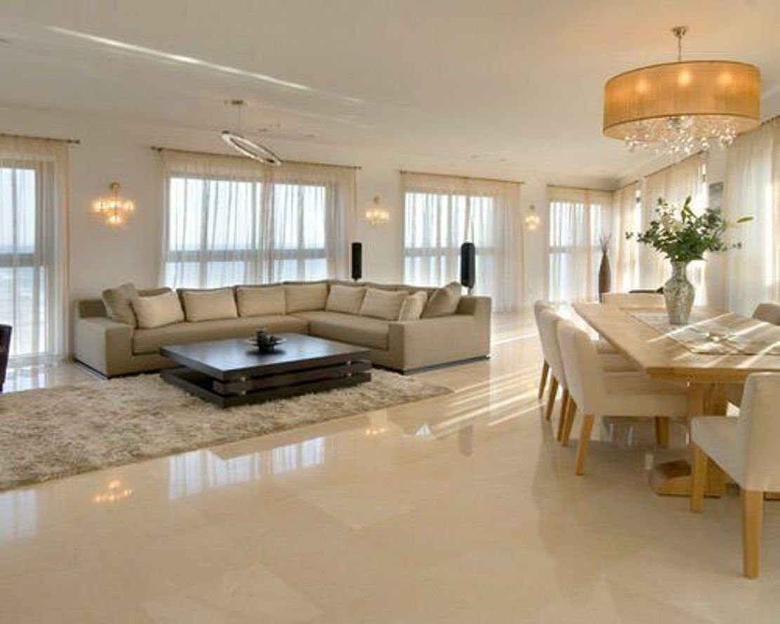 JVmoebel Bodenfliese, Beige, 60x60 6m² Luxus Marmor Boden Naturstein Boden Belag Wand Fliesen