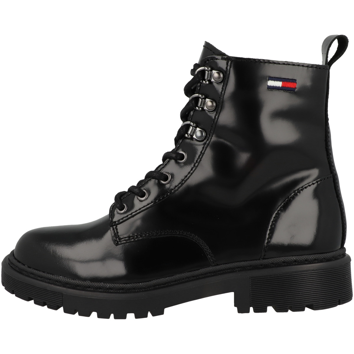 Tommy Hilfiger Tommy Jeans Vegan Lace Up Schnürboots schwarz