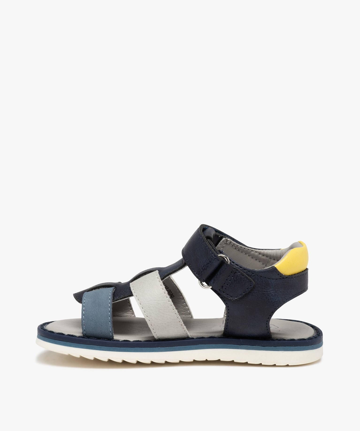 Sandales Garçon à brides multiples colorées marine | GEMO