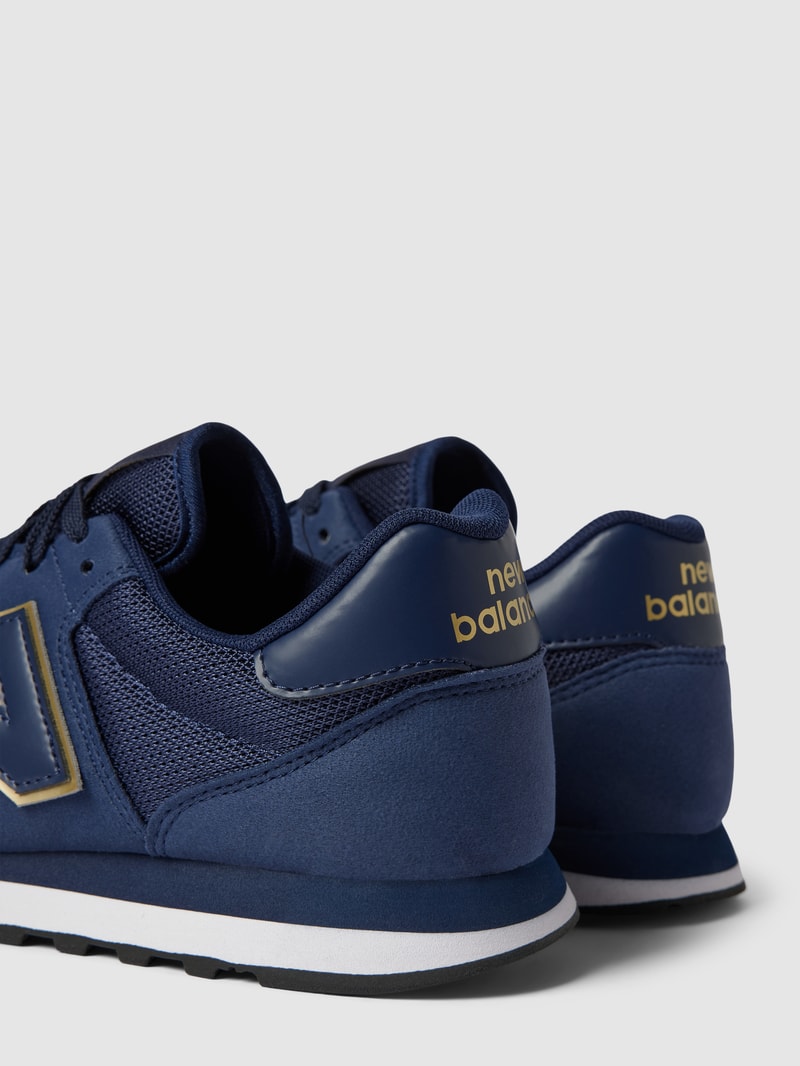 Sneaker mit Two-Tone-Machart in dunkelblau