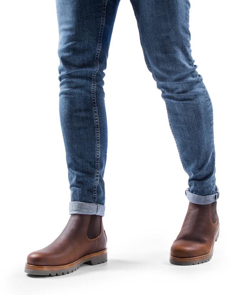 Panama Jack Burton Igloo C1 Chelseaboots mit kuscheligem Lammfellfutter