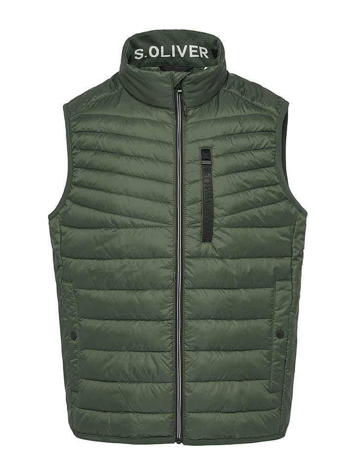 s.Oliver Steppweste in Khaki günstig kaufen
