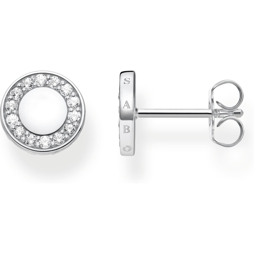 Thomas Sabo Boucles d'oreilles à fermoir à poussette 925 Argent Boucles d'oreilles